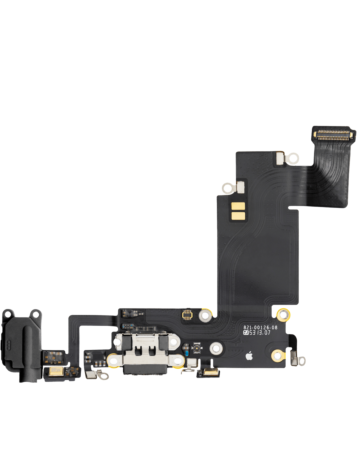 Charging Port Flex Cable for iPhone 6S Plus (BLACK) (Aftermarket)