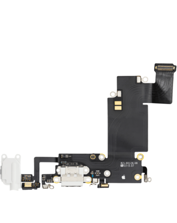 Charging Port Flex Cable for iPhone 6S Plus (WHITE) (Aftermarket)