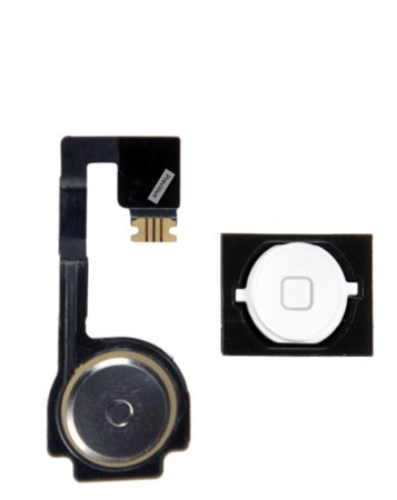 Home Button Flex Cable for iPhone 4S (WHITE)