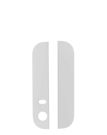 Back Glass Set for iPhone 5S (Top & Bottom) (WHITE)
