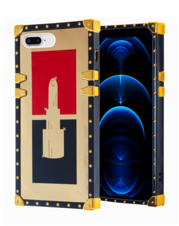 Shiny Lipstick Square Case - Style 2 for iPhone 8P / 7P (Only Ground Shipping)
