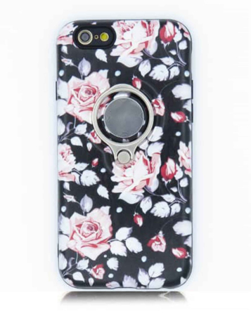 Luxury Marble Design Pattern TPU Case with iRing - Style 12 for iPhone 8P / 7P (Only Ground Shipping)