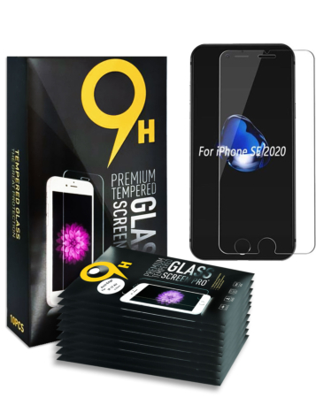 Clear Tempered Glass for iPhone 8P / 7P (2.5D / Pack of 10)