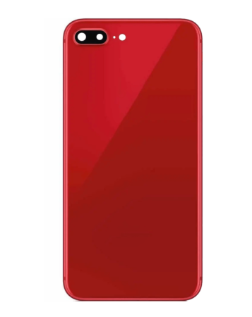 Back Glass with Camera Lensfor iPhone 8 Plus (NO LOGO) (RED)