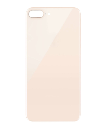 Back Glass with Bigger Camera Hole for iPhone 8 Plus (NO LOGO) (GOLD)