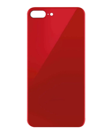 Back Glass with Bigger Camera Hole for iPhone 8 Plus (NO LOGO) (RED)