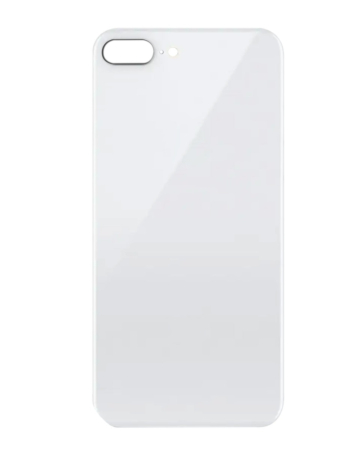 Back Glass with Bigger Camera Hole for iPhone 8 Plus (NO LOGO) (SILVER)