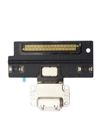 Charging Port Flex Cable for iPad Pro 10.5 (Soldering Required) (WHITE)