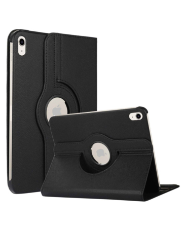 360 Degree Rotating Swivel Stand Case - BLACK for iPad 10 2022 (10.9") / iPad 11 (A16) (Only Ground Shipping)