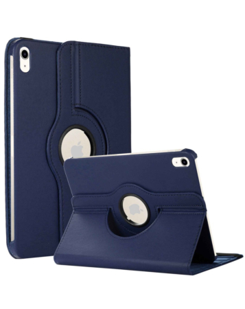 360 Degree Rotating Swivel Stand Case - DARK BLUE for iPad 10 2022 (10.9") / iPad 11 (A16) (Only Ground Shipping)
