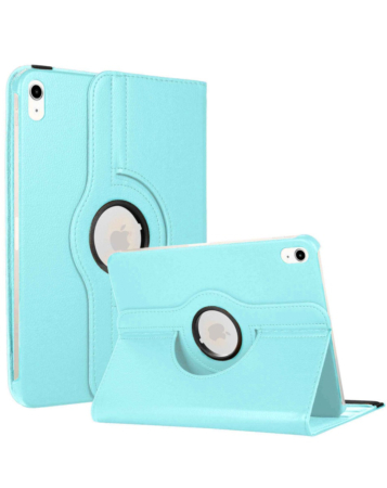 360 Degree Rotating Swivel Stand Case - LIGHT BLUE for iPad 10 2022 (10.9") / iPad 11 (A16) (Only Ground Shipping)