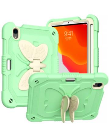 Protective Butterfly Stand Design Case - GREEN CP5 for iPad 10 2022 (10.9") / iPad 11 (A16) (Only Ground Shipping)