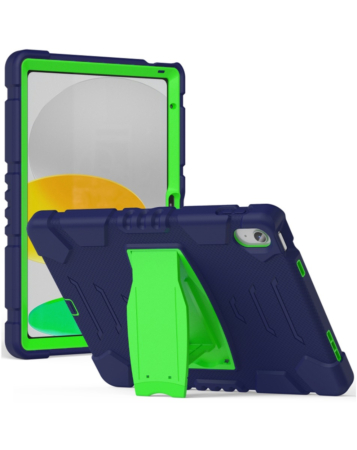 Full Body Protection Case - NAVY BLUE / GREEN for iPad 10 2022 (10.9") / iPad 11 (A16) (Only Ground Shipping)