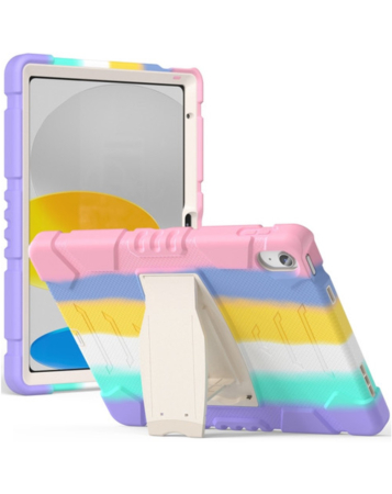 Full Body Protection Case - COLORFUL PINK for iPad 10 2022 (10.9") / iPad 11 (A16) (Only Ground Shipping)