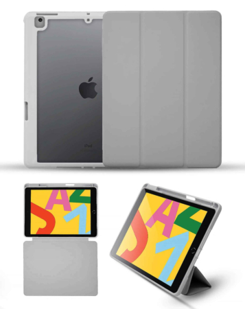 Smart Full Body Magnet Cover - GRAY for iPad 10 2022 (10.9") / iPad 11 (A16) (Only Ground Shipping)