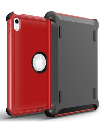 Heavy Duty Case with Clip - RED for iPad 10 2022 (10.9") / iPad 11 (A16) (Only Ground Shipping)