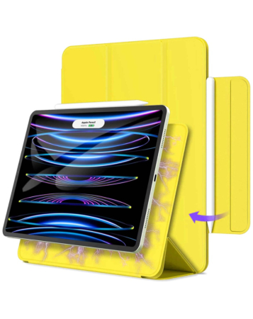 Smart Full Body Magnet Cover - YELLOW for iPad 10 2022 (10.9") / iPad 11 (A16) (Only Ground Shipping)