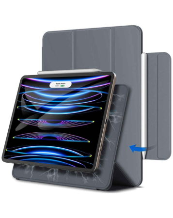 Smart Full Body Magnet Cover - DARK GRAY for iPad 10 2022 (10.9") / iPad 11 (A16) (Only Ground Shipping)