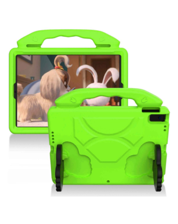Hand - Held Stand Kids Case - GREEN for iPad Air 11 2024 / iPad10 2022 (10.9") (Only Ground Shipping)