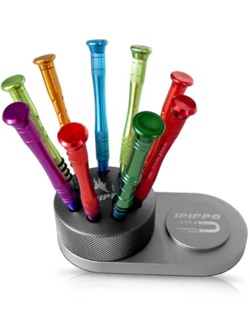 IPIPPO Rotating Magnetic Mounting Screwdriver Storage Holder / Black (Only Ground Shipping)