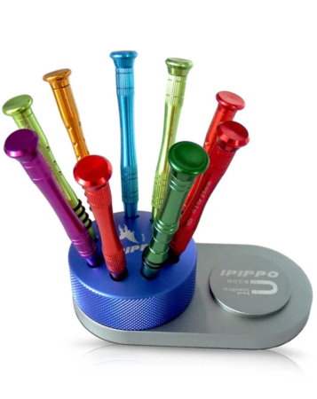 IPIPPO Rotating Magnetic Mounting Screwdriver Storage Holder / Blue (Only Ground Shipping) (Not Returnable)