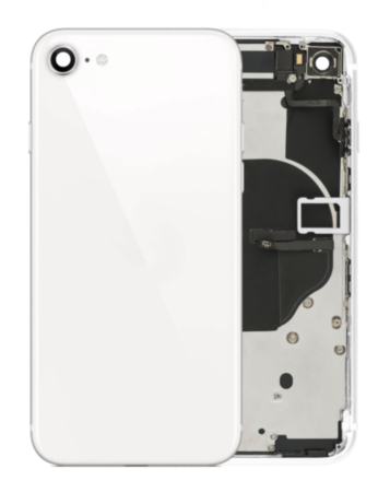 Back Housing Frame with Small Components Pre-Installed for iPhone SE (2022) (NO LOGO) (STARLIGHT)