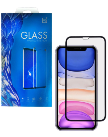 Purchase the Curved Edge Tempered Glass for iPhone 11 and XR, 3D, 1 piece.