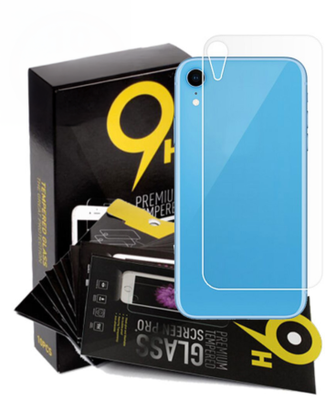 iPhone XR Back Tempered Glass (2.5D / Pack of 10)