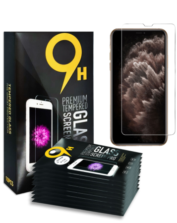 Clear Tempered Glass for iPhone 11 / XR (V2) (2.5D / Pack of 10)