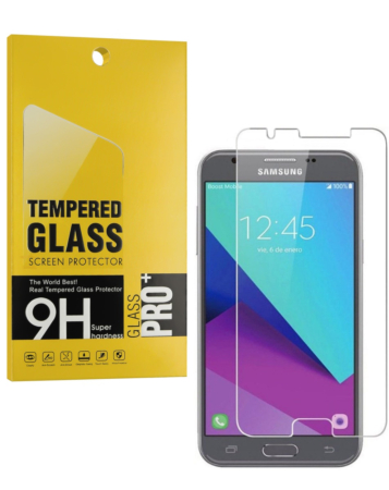 Clear Tempered Glass for Galaxy J327 (Case Friendly / 2.5D / 1 Piece)