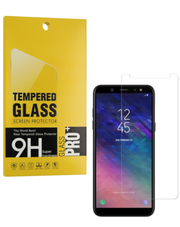 Clear Tempered Glass for Galaxy J6 Plus (J610) / J4 Plus (J415) (Case Friendly / 2.5D / 1 Piece)