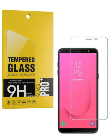 Clear Tempered Glass for Galaxy J8 (J810) (Case Friendly / 2.5D / 1 Piece)