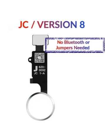 Stock up on the silver Home Button solution flex cable for iPhone 8 Plus, 8, SE 2020, 7 Plus, and 7 – JC version 8.