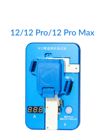 Buy the JC V1S Pro N12 Nand Restore Test Stand Hard Disk Flash Test Fixture for iPhone 12 12 Pro 12 Mini Not Returnable.







