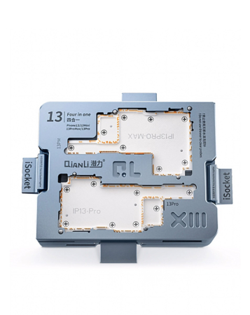 Buy the QianLi iSocket 4 in 1 Motherboard Layered Test Frame for iPhone 13 Mini 13 13P 13 PM.







