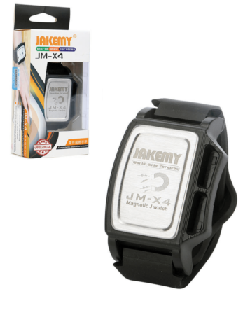JAKEMY JM-X4 Powerful Magnetic Wrist Band Small Metal Holder Nut Screws Components Adsorption Bracel (Not Returnable)