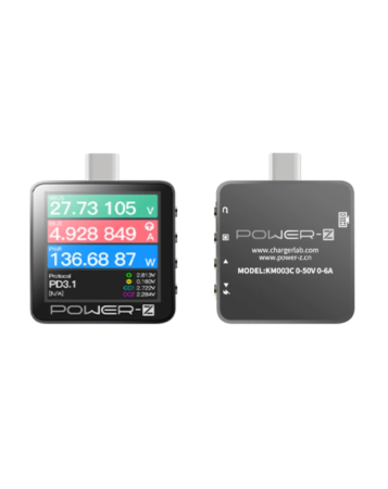 ChargerLAB Power-Z KM003C Portable USB-C Digital Voltmeter and Ammeter Power Bank Tester