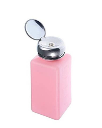 Down Liquid Dispenser Pump Dispenser Bottle (180 ml) Pink (Not Returnable)