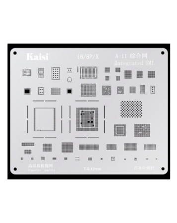 Grab wholesale deals on the Kaisi A13 2D BGA reballing stencil for iPhone 8, 8 Plus, and X with A11 chip. This item is not returnable.