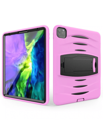 Shockproof Case with Pen Slot - LIGHT PINK for iPad Pro 12.9 (3rd / 4th / 5th / 6th) (Only Ground Shipping)
