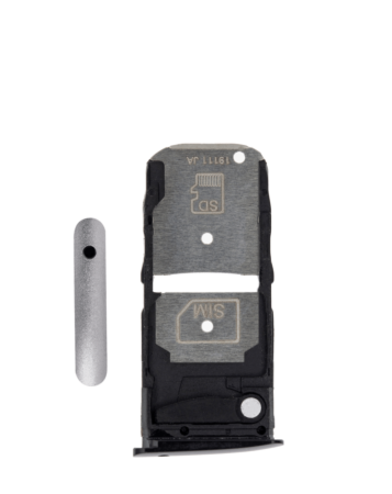 Sim Card Tray for Motorola Moto Z4 (1980) (SILVER)