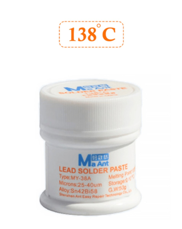 MaAnt Tin Paste Silver-Containing Welding Flux Soldering Paste (50g) 138 ℃