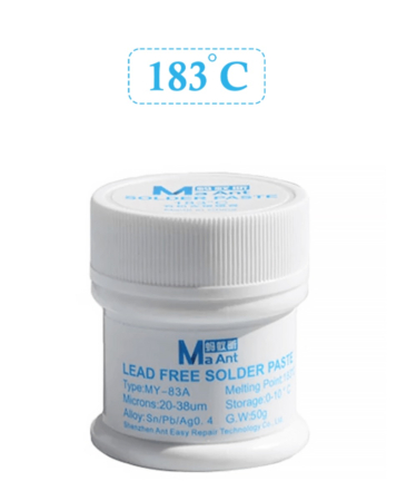 MaAnt Tin Paste Silver-Containing Welding Flux Soldering Paste (50g) 183 ℃