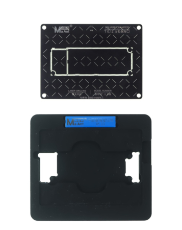 Buy the MaAnt 0.12mm Motherboard Middle Layer BGA Reballing Stencil Platform Set for iPhone 11, not returnable.