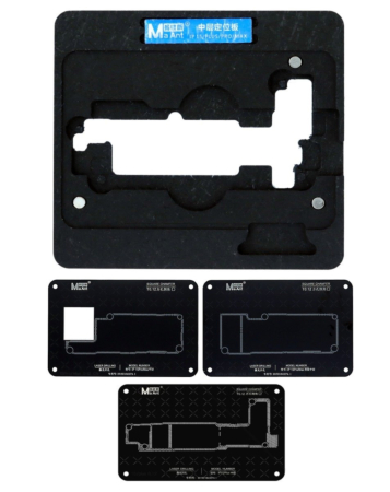 MaAnt 0.12mm Motherboard Middle Layer BGA Reballing Stencil Platform Set for iPhone 15 / 15 PL / 15P / 15 PM
