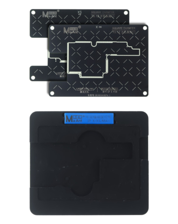 Purchase the MaAnt 0.12mm Motherboard Middle Layer BGA Reballing Stencil Platform Set for iPhone X, XS, XS Max – Not Returnable.