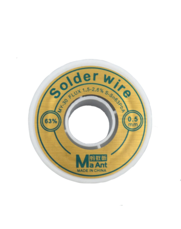 MaAnt High Purity Flux Free Soldering Tin Wire / Contecnt %63 - 0.5mm (Not Returnable)