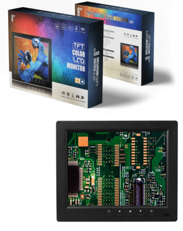 Microscope Monitor HD Display Screen for Trinocular Microscope 8" to 13.3" (Only Ground Shipping)