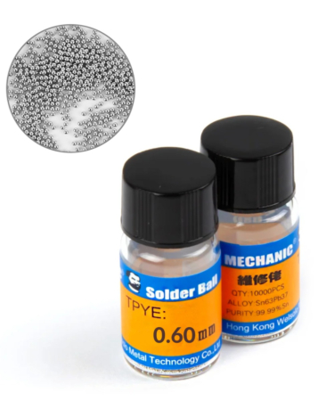 MECHANIC Solder Ball (10000 Pieces) / Bottle (XZ10) (0.6mm)
