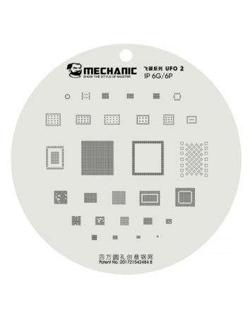 MECHANIC UFO 2 Series CPU BGA Reballing Planting Tin Plate For iPhone 6G / 6 Plus (Not Returnable)